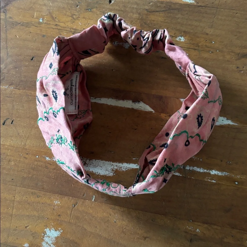 NWT Free People Curried Myrrh Tea Rose Freebird Headband